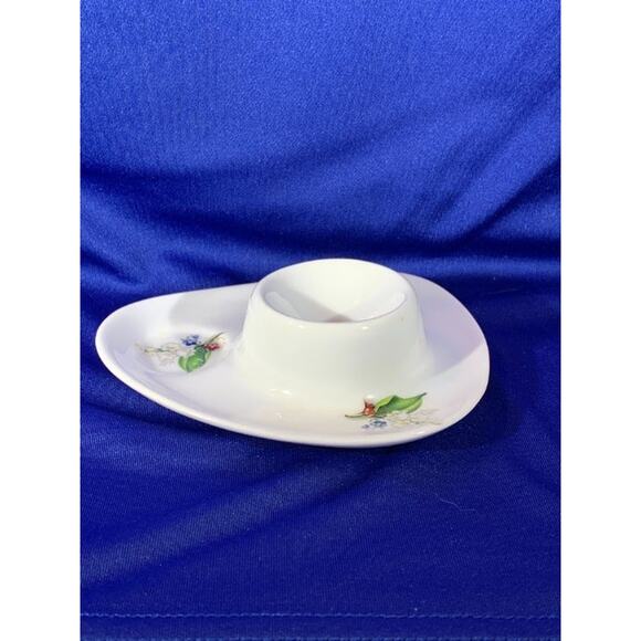 British Ceramics O & G Unique Porcelain Egg Dish - Picture 5 of 7
